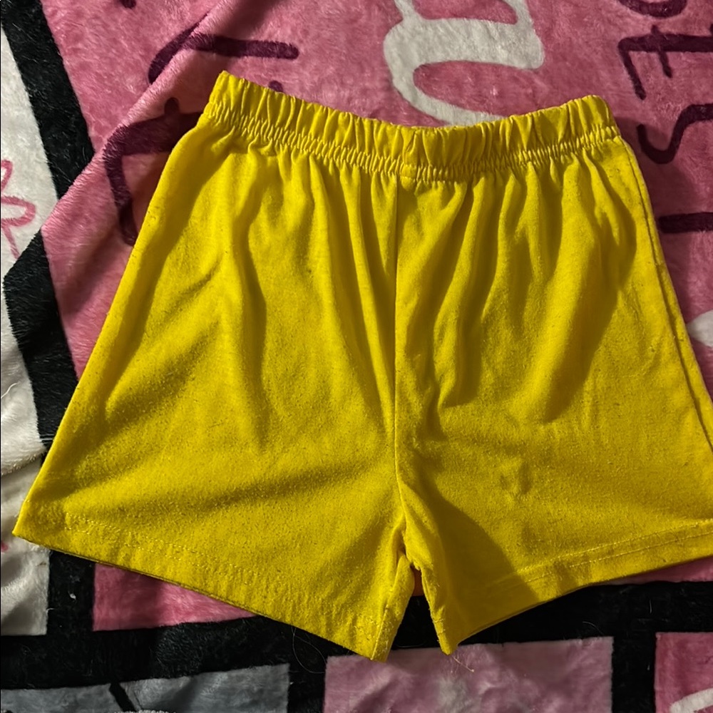 Yellow Women's Shorts